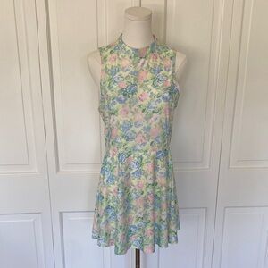 TCEC Floral Pastel Tennis Dress